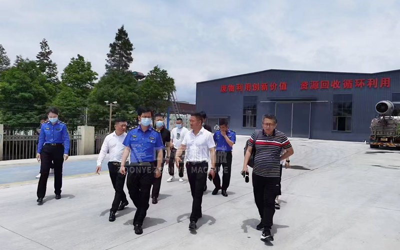 溫州城市管理局領導現場參觀